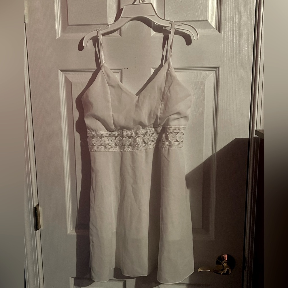 white dress